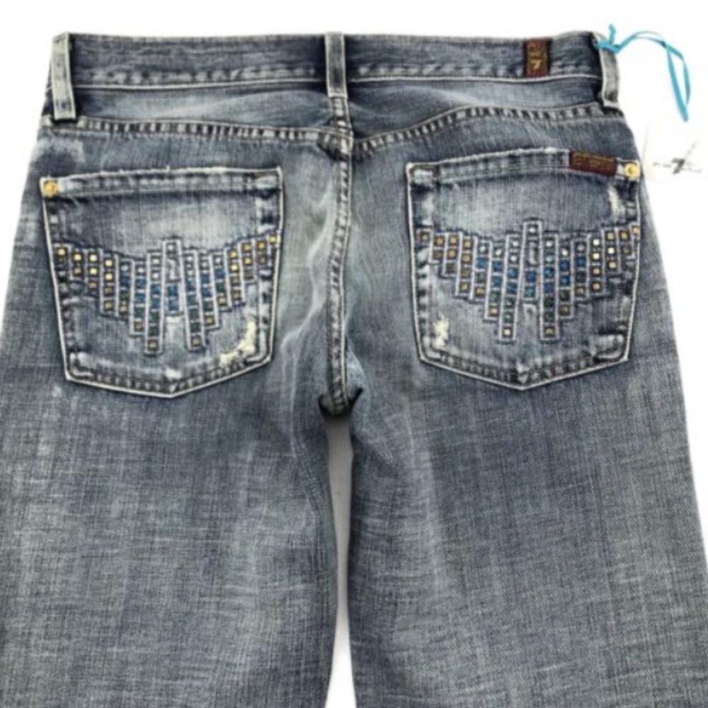 7 Seven For All Mankind Womens Flare Jeans